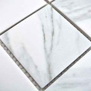 Mozaika ceramiczna kolor biały mat T9