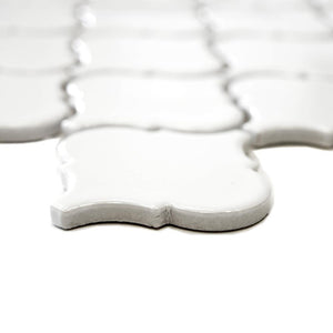 Mozaika ceramiczna kolor biały połysk T17