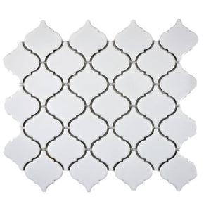 Mozaika ceramiczna kolor biały połysk T17