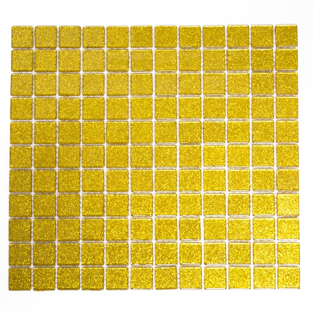 Mozaika szklana kolor złoty połysk T 640