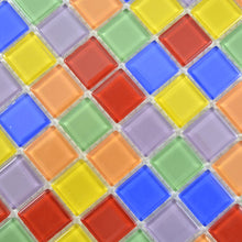 Załaduj obraz do przeglądarki galerii, Mozaika szklana kolor mix wielokolorowy połysk T 603
