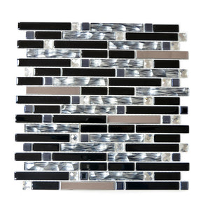 Mozaika mix kolor mix czarny połysk T 435