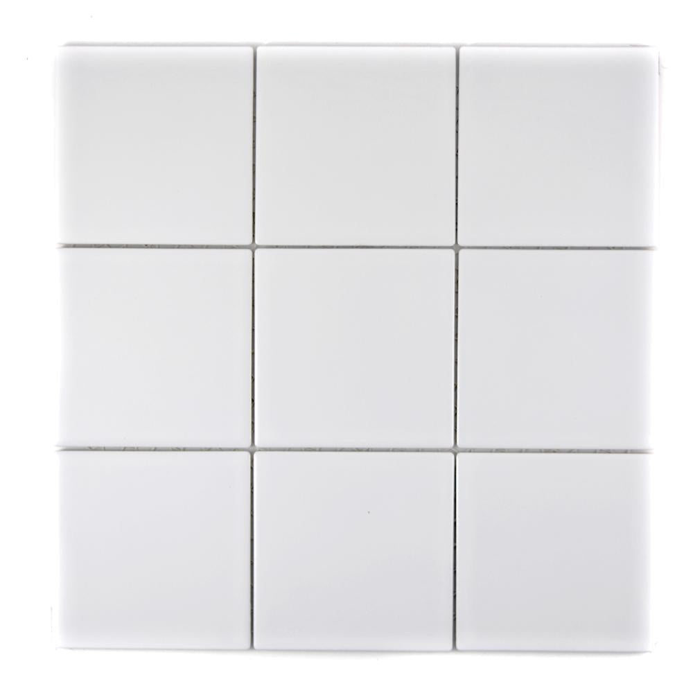 Mozaika ceramiczna kolor biały mat T11