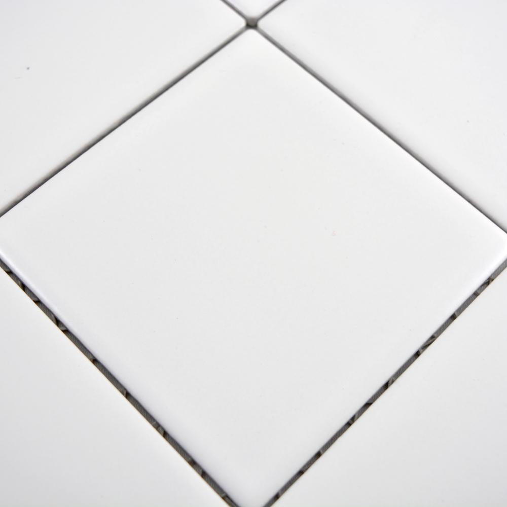 Aranżacja Mozaika ceramiczna kolor biały mat T11