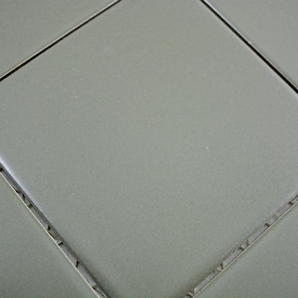 Aranżacja Mozaika ceramiczna kolor szary metalik mat T 176