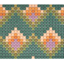 Załaduj obraz do przeglądarki galerii, Mozaika szklana kolor mix zielony mat T 537
