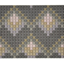 Załaduj obraz do przeglądarki galerii, Mozaika szklana kolor mix ciemny szary mat T 528
