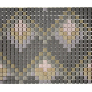 Mozaika szklana kolor mix ciemny szary mat T 528