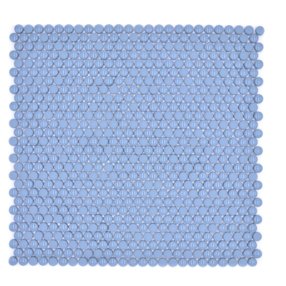 Mozaika szklana kolor niebieski mat T 538