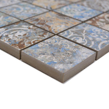 Załaduj obraz do przeglądarki galerii, Mix wielokolorowy mat mozaika gresowa natural

