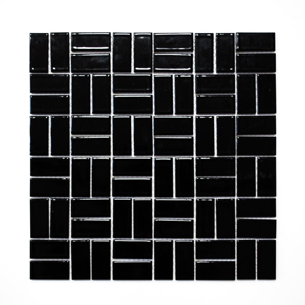 Mozaika ceramiczna kolor czarny połysk T 81