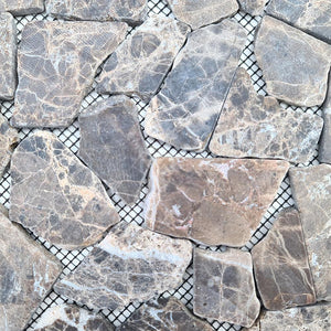 Mozaika kamienna - marmur kolor brąz mat T 249