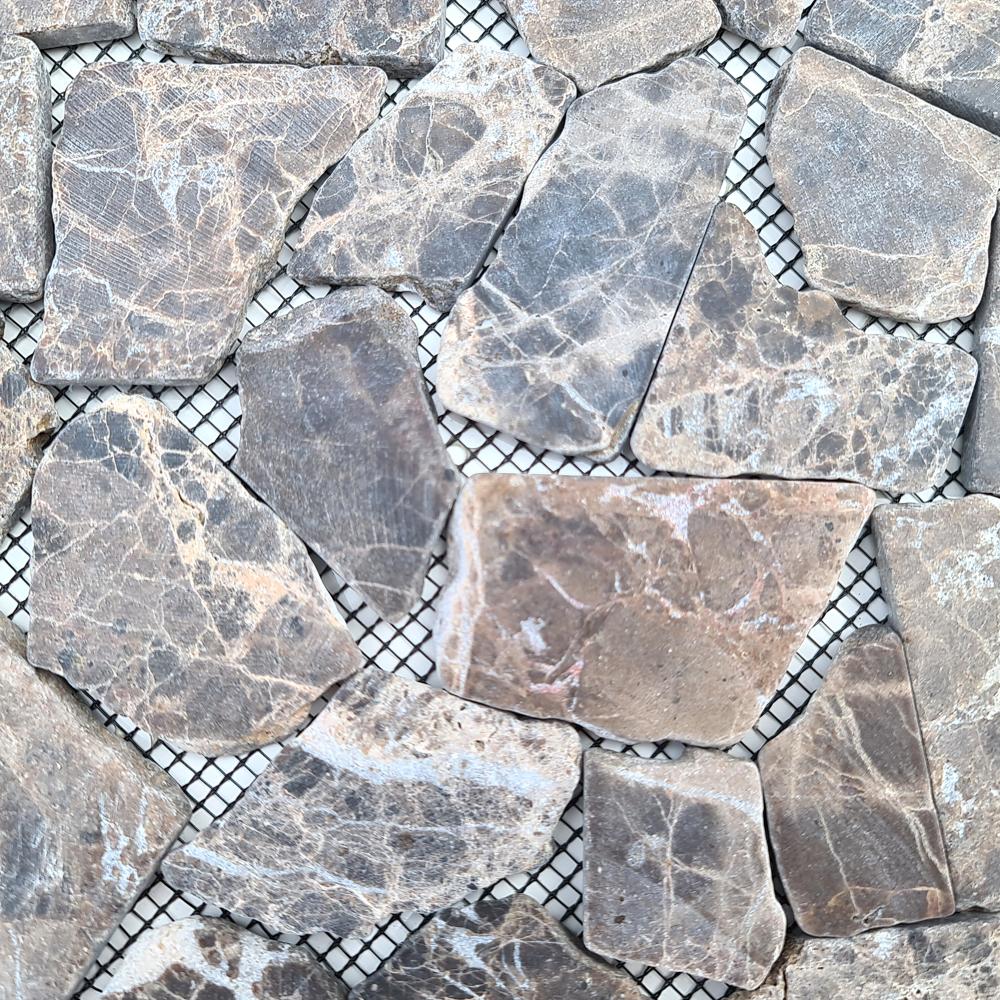 Mozaika kamienna - marmur kolor brąz mat T 249