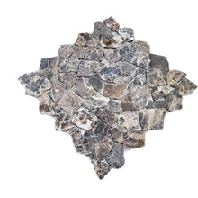 Załaduj obraz do przeglądarki galerii, Mozaika kamienna - marmur kolor brąz mat T 249
