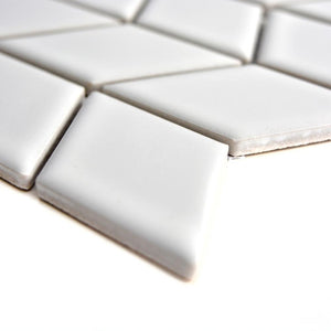 Mozaika ceramiczna kolor biały połysk T21