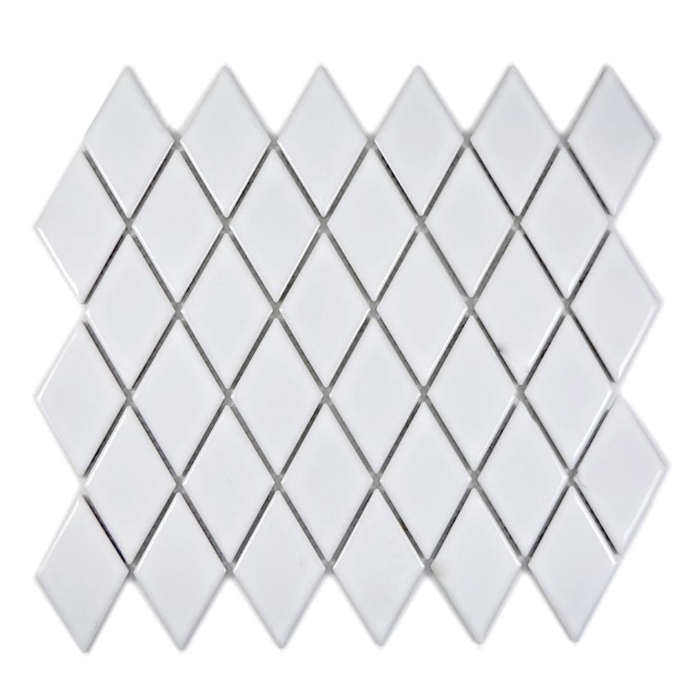Mozaika ceramiczna kolor biały połysk T22