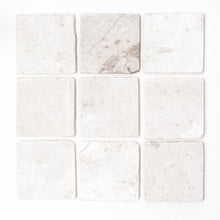 Załaduj obraz do przeglądarki galerii, Mozaika kamienna - marmur kolor biały mat T 233
