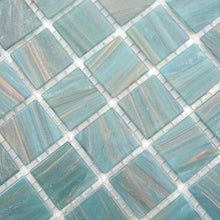 Załaduj obraz do przeglądarki galerii, Mozaika szklana kolor turkusowy połysk T 550
