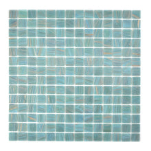 Załaduj obraz do przeglądarki galerii, Mozaika szklana kolor turkusowy połysk T 550
