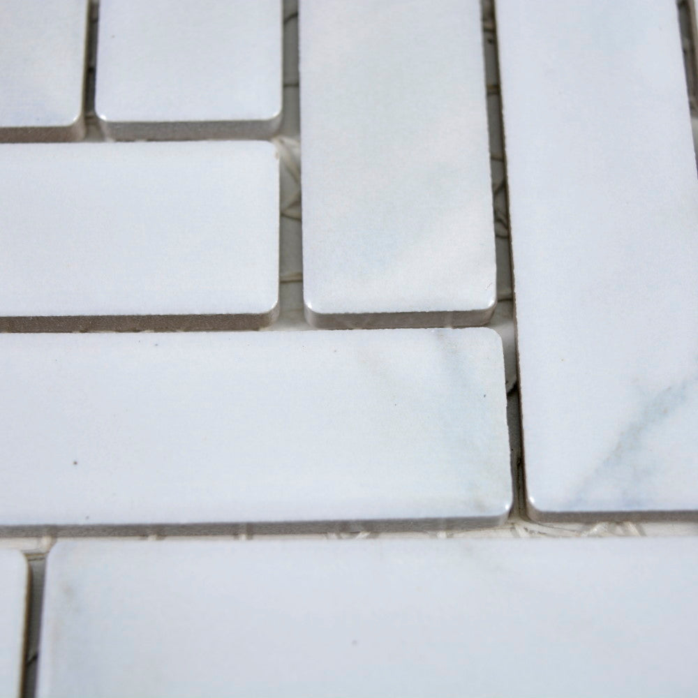 Aranżacja Mozaika ceramiczna kolor biały mat T13