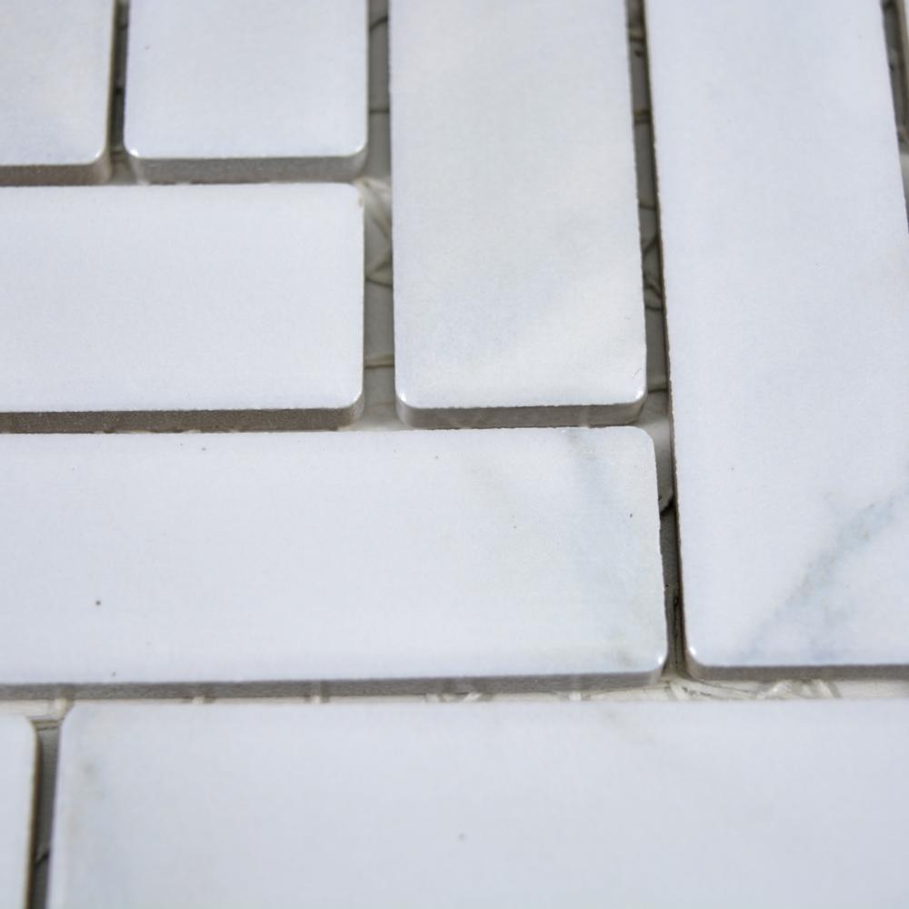Aranżacja Mozaika ceramiczna kolor szary mat T 161