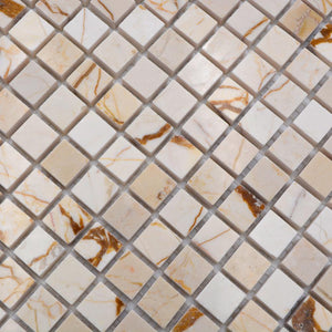 Marmur kolor złoty mozaika kamienna