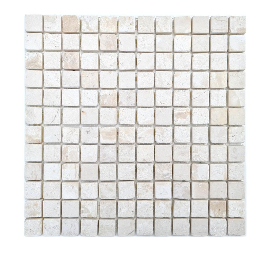 Mozaika kamienna - marmur kolor biały mat T 238