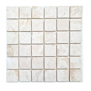 Mozaika kamienna - marmur kolor biały mat T 239