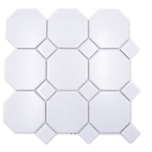 Załaduj obraz do przeglądarki galerii, Mozaika ceramiczna kolor biały mat T14
