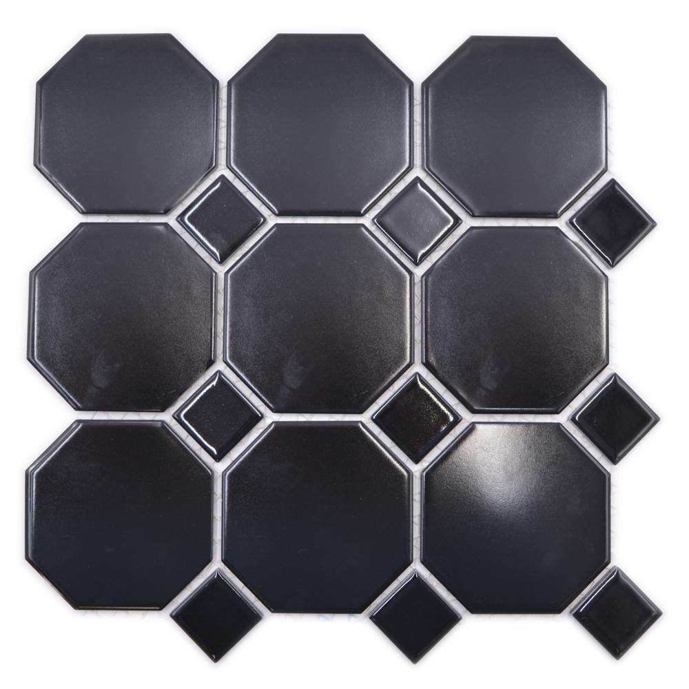 Mozaika ceramiczna kolor czarny mat T 55