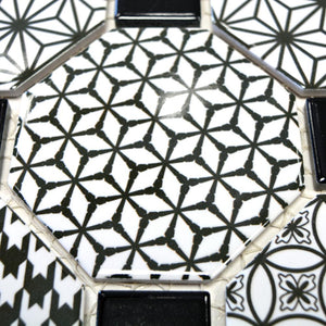 Mozaika ceramiczna kolor biały połysk octagon T 26