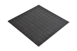 Samoprzylepna mozaika mix - aluminium / metal kolor czarny mat T 475