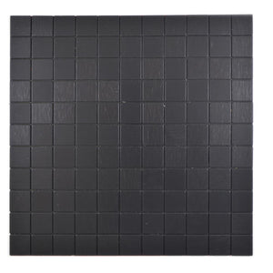 Samoprzylepna mozaika mix - aluminium / metal kolor czarny mat T 475