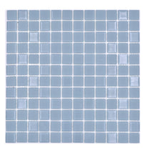 Załaduj obraz do przeglądarki galerii, Samoprzylepna mozaika szklana kolor mix szary mat T 598
