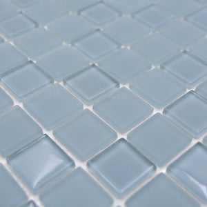 Samoprzylepna mozaika szklana kolor mix szary mat T 598