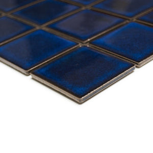 Mozaika ceramiczna kolor niebieski błakitny kobaltowy połysk T 153