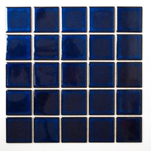 Załaduj obraz do przeglądarki galerii, Mozaika ceramiczna kolor niebieski błakitny kobaltowy połysk T 153
