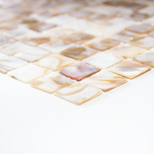 Mozaika - masa perłowa kolor beż mix połysk