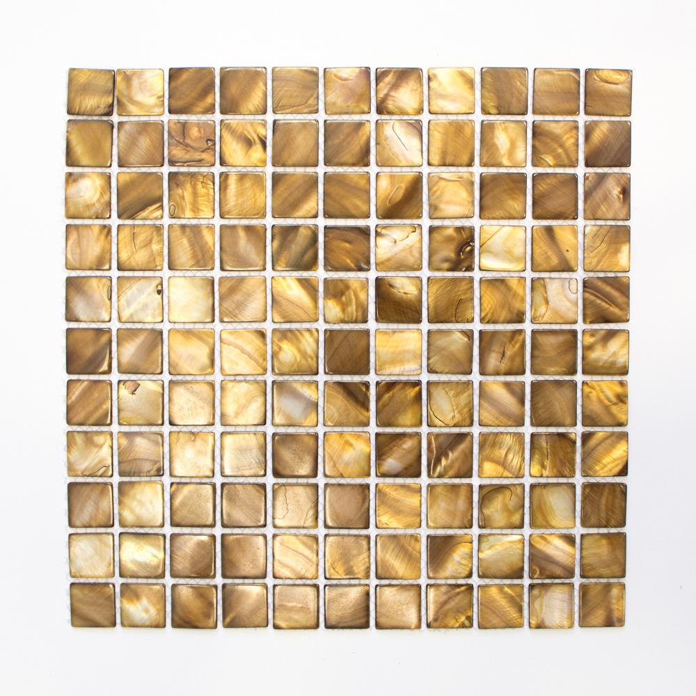 Mozaika masa perłowa - brązowo-miodowa