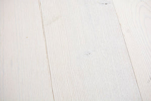 Samoprzylepna mozaika drewniana kolor biały mat T 197