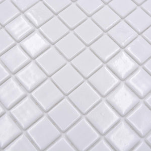 Mozaika szklana kolor biały mat T 499