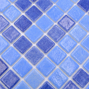 Mozaika szklana kolor niebieski mieszany połysk T 546