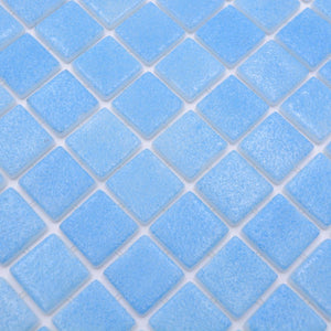 Mozaika szklana kolor jasny niebieski połysk T 522