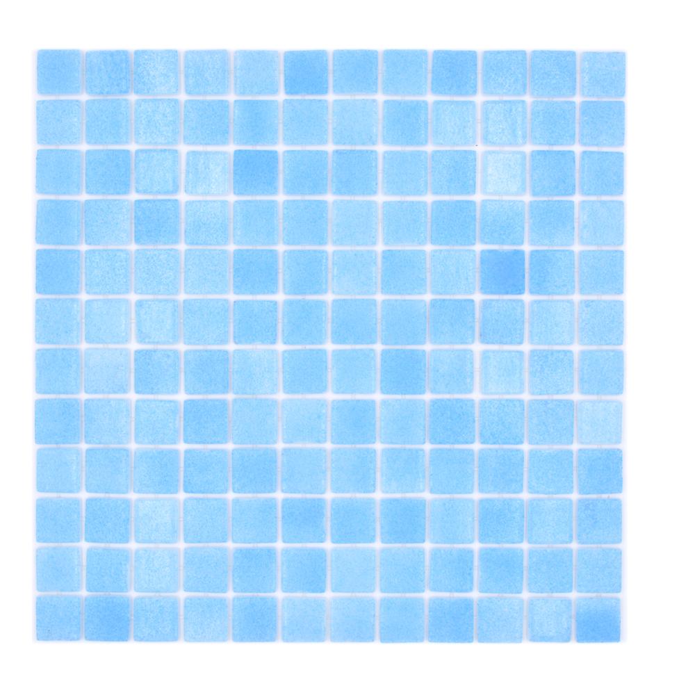 Mozaika szklana kolor jasny niebieski połysk T 522