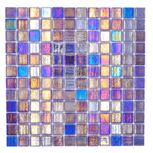 Załaduj obraz do przeglądarki galerii, Kolor ciemny niebieski połysk mozaika szklana
