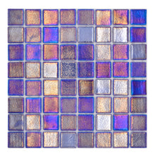 Załaduj obraz do przeglądarki galerii, Kolor ciemny niebieski połysk - mozaika szklana
