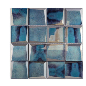 Mozaika szklana kolor niebieski połysk T 618