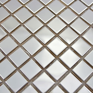 Mozaika - stal nierdzewna kolor srebrny połysk