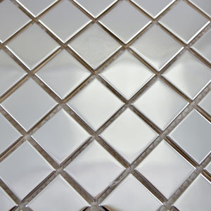 Mozaika - stal nierdzewna kolor srebrny połysk