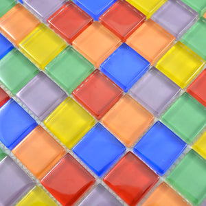 Mozaika szklana kolor mix wielokolorowy połysk T 604